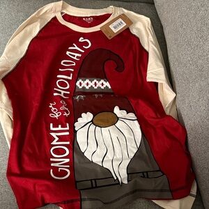NWT Lazy One Gnome pajama set